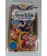 Snow White and the Seven Dwarfs Sealed Disney VHS Tape Masterpiece Colle... - €10,17 EUR