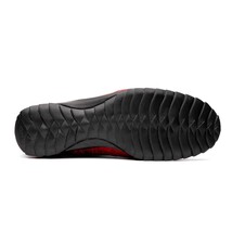 Hand painted big block alligator scales Sneaker Shoes Saulo BlackCherry image 4