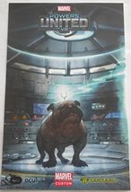 POWERS UNITED (VR) - 11&quot;x17&quot; Original Promo Poster SDCC 2017 Marvel LOCKJAW - £11.72 GBP