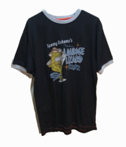 Tommy Bahama Fabulous Lounge Lizard Cantina Since 1993 Black Ringer T-Shirt M - £12.32 GBP