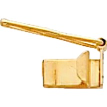14K Gold Fold Over Clasp Replacement Tongue (5.60Mm To 11.90Mm) - £43.66 GBP