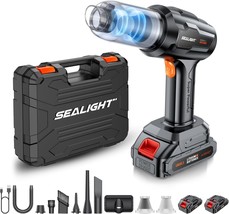 Sealight Car Vacuum Portable Cordless, High Power Suction And Air Duster... - $77.94