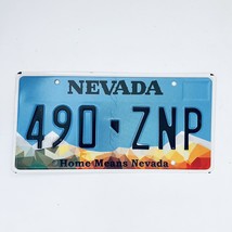  United States Nevada Home Means Nevada Passenger License Plate 490 ZNP - £14.81 GBP