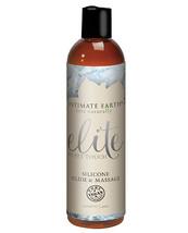 Intimate Earth Elite Velvet Touch Silicone Glide &amp; Massage Oil - 120ml - $31.99