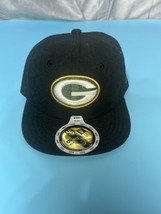 New Era 59Fifty  Cap NFL Green Bay Packers Black Hat Sz 6  3/8 - $19.79