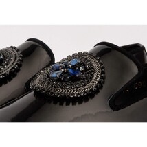The Pombe Black Patent Leather Dress Slip-on Loafer Men Shoe image 3