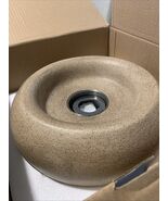 Threshold 10.6” x 5” Outdoor Gas Tabletop Fire Pit Hammered Stone - €54,30 EUR