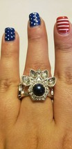 Paparazzi Ring (One Size Fits Most) (New) Crown Coronation Blue - $7.61