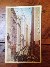 Vintage 1920s Broad Street the Curb Brokers New York City White Border P... - $24.99