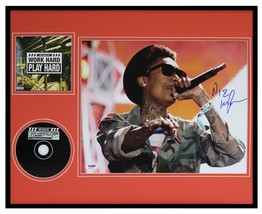 Wiz Khalifa Signed Framed 16x20 Work Hard Play Hard CD &amp; Photo Display P... - £195.53 GBP