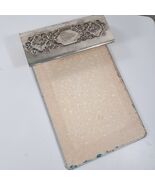 Vintage Gorham Silverplate EP YC53 Memo Notepad paper Holder personalize... - €31,71 EUR