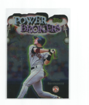 Nomar Garciaparra (Boston Red Sox) 1998 Topps Diecut Power Brokers Insert #PB17 - £3.95 GBP