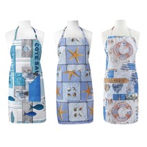 FBTS Prime Adjustable Apron with Two Big Front Pockets (Set of 3) Marine Style - £21.03 GBP