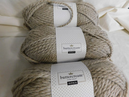 Buttercream Luxe Craft Alpaca Taupe lot of 3 Dye Lot 632910 - £22.37 GBP
