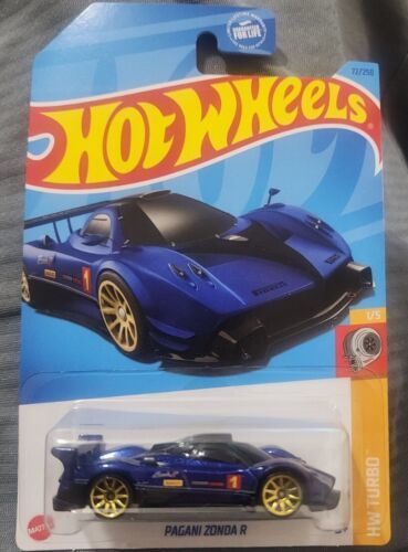 Hot Wheels Pagani Zonda R Blue HW Turbo Series - $7.09