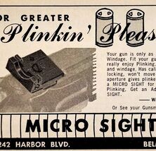 1968 Micro Sight Co Plunkin Pleasure California Advertisement Hunting E91D - $10.00