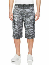 Men&#39;s Military Army Digital Pixel Camouflage Slim Fit Cargo Shorts With ... - £18.32 GBP