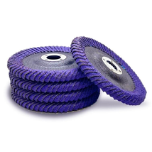 WA 5PACK - 4&quot; X 5/8&quot; Premium Cruved Zirconia/Ceremic Flap Discs, Angle G... - $30.99