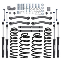 4&quot; Lift Kit w/ Shocks Absorbers For Jeep Wrangler TJ 4WD 2003 2004 2005 ... - £499.13 GBP