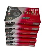 BASF Ferro Extra I Cassette Tape 60 Min Lot 6 Blank Media New - £20.30 GBP