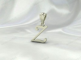 Z Alphabet Letter Words 925 Sterling Silver Handmade Pendant Locket Jewelry - £39.15 GBP