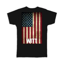 WITT Family Name : Gift T-Shirt American Flag Name USA United States Personalize - £14.17 GBP+