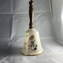 Gorham Fine China Norman Rockwell 1981 Love&#39;s Harmony &quot;Sweet Serenade&quot; Bell - £7.38 GBP