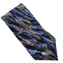 Stonehenge Ltd Mens Neck Tie Cocktail Collection Blue Silk Abstract Desi... - £14.79 GBP