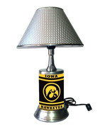 Iowa Hawkeyes desk lamp with chrome finish shade - $62.25 CAD