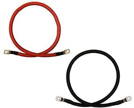 4/0 AWG Gauge Red + Black Pure Copper Battery Inverter Cables Solar RV C... - £52.37 GBP