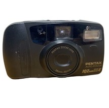 Pentax IQZoom 80E 35mm Point And Shoot Film Camera For Parts or Repair - $15.10