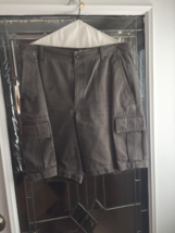 Vintage GAP Mens Khaki Standard Cargo Shorts, Green Size 36 - £13.99 GBP