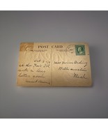   1910 “Just a Few Lines From” Postcard – 1¢ Green Franklin – Mailed to MI! - $24.75
