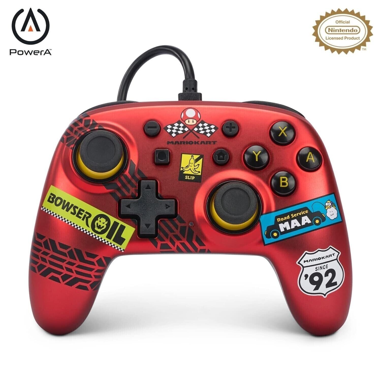 Primary image for PowerA Wired Nano Controller for Nintendo Switch - Mario Kart: Racer Red