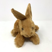 Aurora World Bunny Rabbit Plush Flopsie Stuffed Animal Beanie Easter Brown 6 In - £6.68 GBP