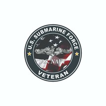 US Navy Submarine Veteran Emblem Decal / Bumper Sticker - £2.85 GBP+