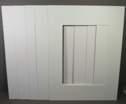 Frame Matts 5 Qty For 9&quot; x 12&quot; NEW 3 White 2 Off White Inside Opening 7.... - $5.77