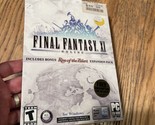 Final Fantasy XI (PC, 2003) - Complete CIB PC Computer Video Game - $9.89