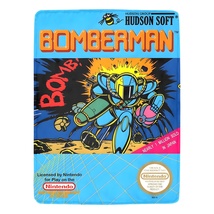 Bomberman NES Box Retro Video Game By Nintendo Fleece Blanket   - £36.16 GBP+