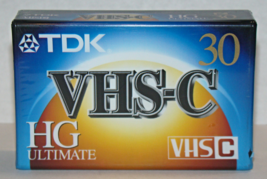 TDK - VHS-C - HG ULTIMATE TC30 (New) - $12.00
