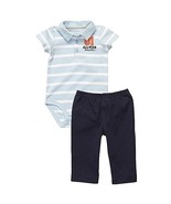 Carter&#39;s Baby Boys Blue Polo All-Star Daddy&#39;s Team Outfit, Set, Size 6 M... - $145.66 MXN