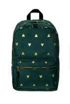 Mossimo Supply Co Womens Simple Tiger Print Dome Backpack Green Kids School  - £7.42 GBP