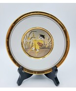 Vintage Art Of Chokin 24k Border Boy&#39;s Doll Day Festival Iris 6&quot; Plate -... - £6.32 GBP