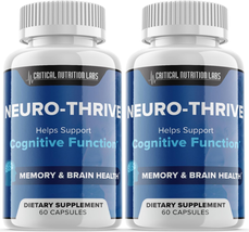 Neuro-Thrive Pills - Neuro-Thrive Nootropic Supplement for Brain Health - 2 Pack - £54.46 GBP