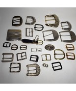 Vintage Mixed Lot of 26 Metal Belt Buckles - £23.31 GBP