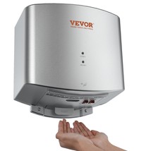 VEVOR Heavy Duty Commercial Hand Dryer, 1400W Automatic High Speed ABS Warm Wind - $184.26