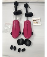 Womens Shoe Stretcher Pair of 4 Way Adjustable Shoe Widener Expanders PINK - $20.05