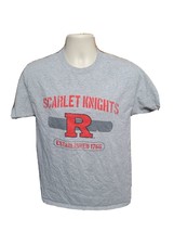 Rutgers University Scarlet Knights est 1766 Adult Medium Gray TShirt - £11.87 GBP