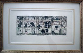 TOTI LEWIS Canadian Listed Artist Mural Painters Artists Proof Etching 1983 - £224.01 GBP