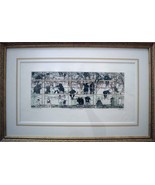 TOTI LEWIS Canadian Listed Artist Mural Painters Artists Proof Etching 1983 - £221.44 GBP